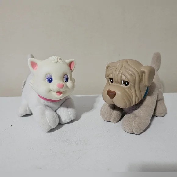 Blue-Box Go Bye Bye Kitty ans Puppy Plush Toy Vinyl Head Cat and Puppy - Picture 1 of 12